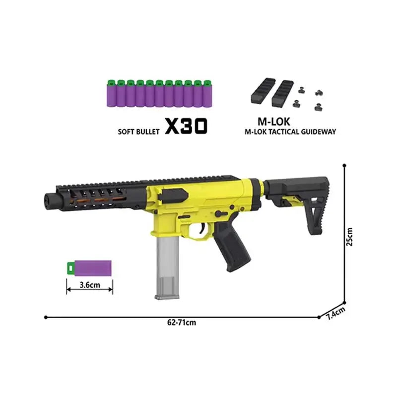 Zius BK-1S Electric Auto AEG Nerf Blaster Rifle (pre order)-m416gelblaster-m416gelblaster