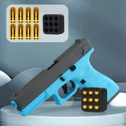 BH2022 Shell Ejecting Semi Auto Blaster Laser Gun-m416gelblaster-blue-m416gelblaster