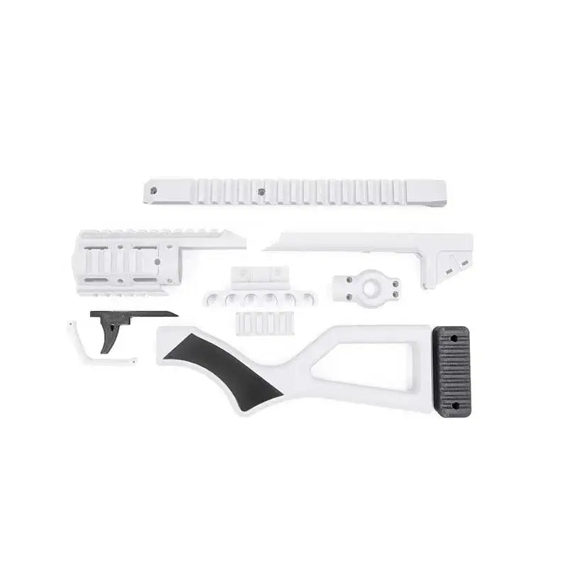 AKBM C330 Bolt Action Foam Dart Blaster-m416gelblaster-handguard buttstock kit (white)-m416gelblaster