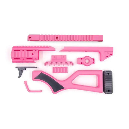 AKBM C330 Bolt Action Foam Dart Blaster-m416gelblaster-handguard buttstock kit (pink)-m416gelblaster