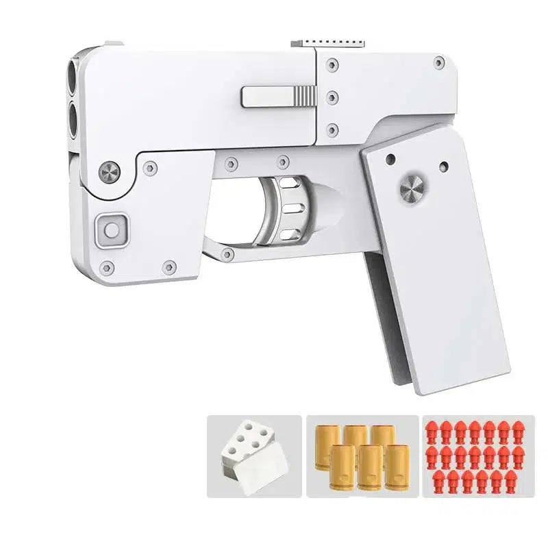 IC380 Folding Cellphone Blaster Pistol Toy Gun-m416gelblaster-white-m416gelblaster