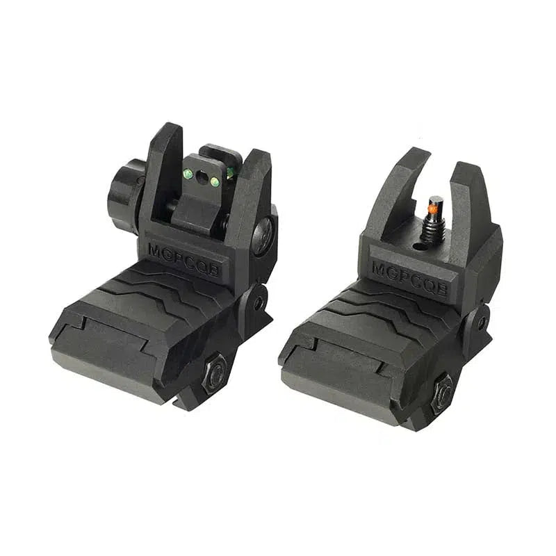 MGP CQB Nylon Front & Rear Flip Up Sights-m416gelblaster-black-m416gelblaster