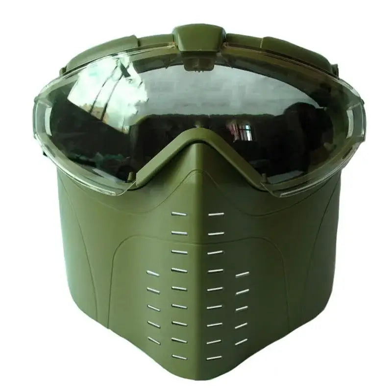 Dustproof Anti-fog Tactical Full Face Goggle Mask-玩具/游戏-m416gelblaster-green-m416gelblaster