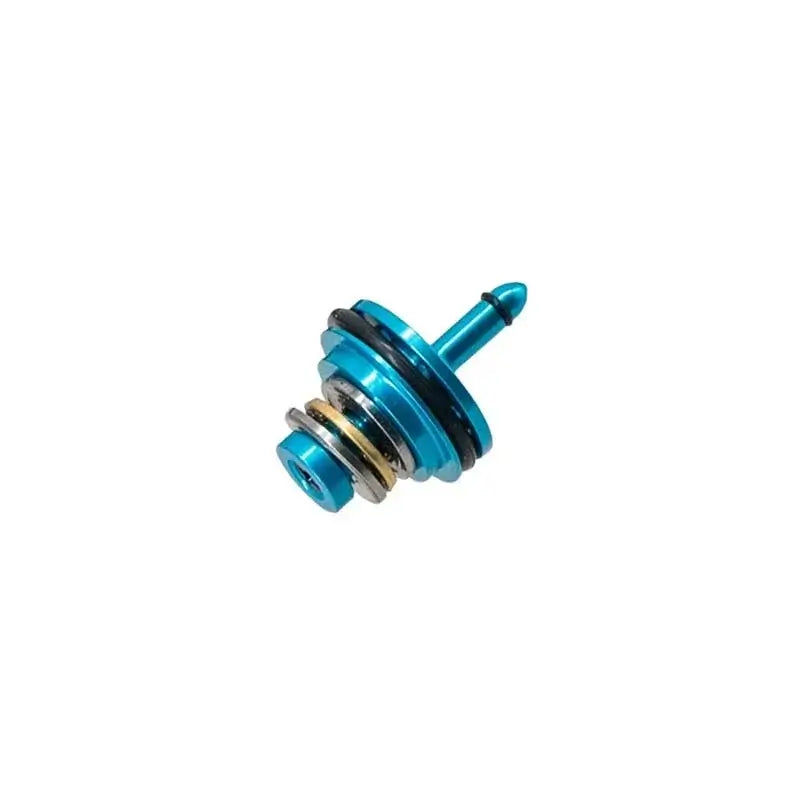 CNC Alloy Stinger Piston Head Upgrade Part-m416gelblaster-blue-m416gelblaster