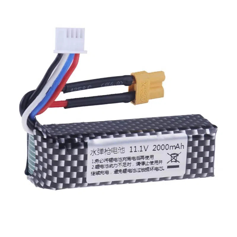 11.1v XT30 Plug 2000mah Lipo Battery-m416gelblaster-m416gelblaster