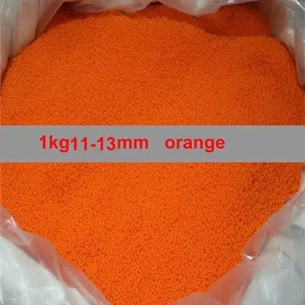 1Kg 11-13mm Gel balls-gel balls-Biu Blaster-orange-Biu Blaster