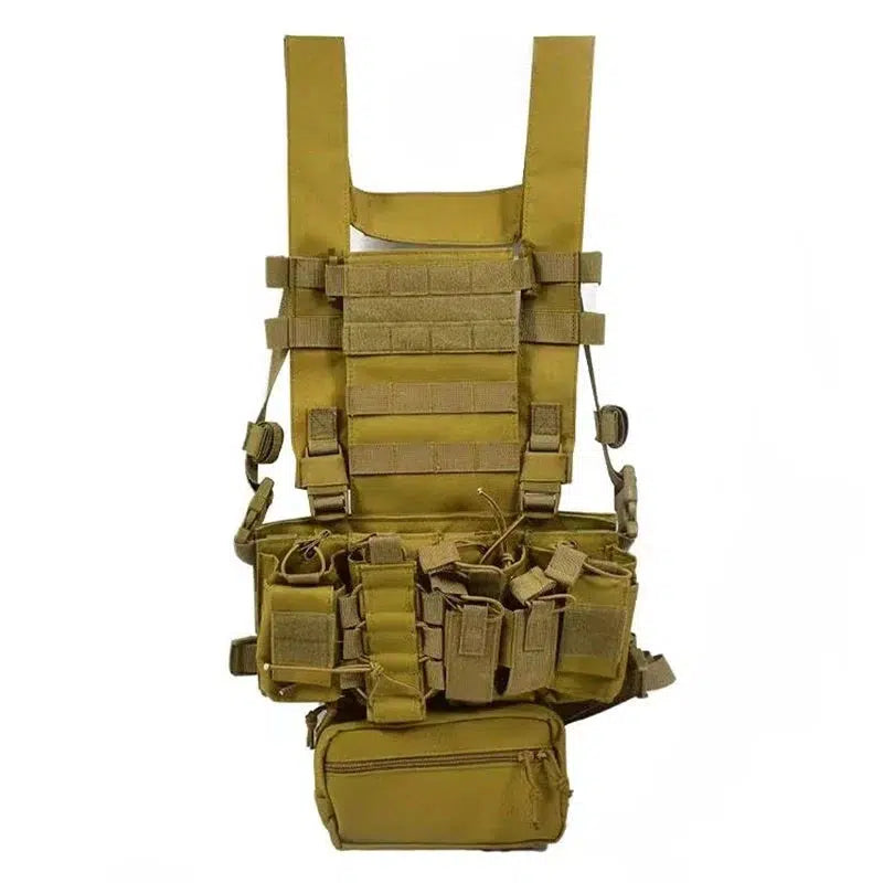 Tactical vest outlet molle system