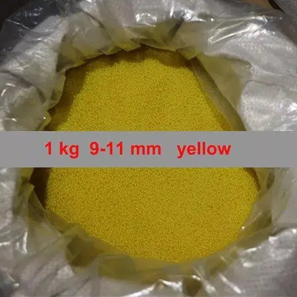 1Kg 9-11mm Gel balls-gel balls-Biu Blaster-yellow-Biu Blaster